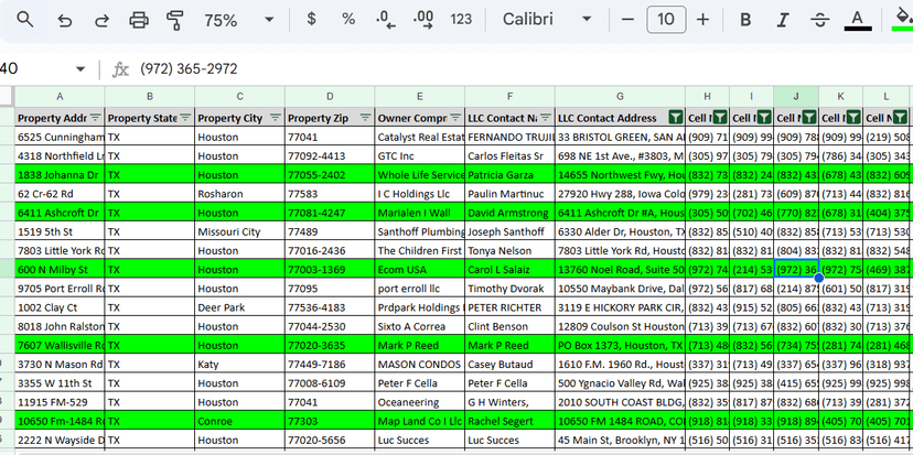 List Building, Cold Calling, Appointment Setting